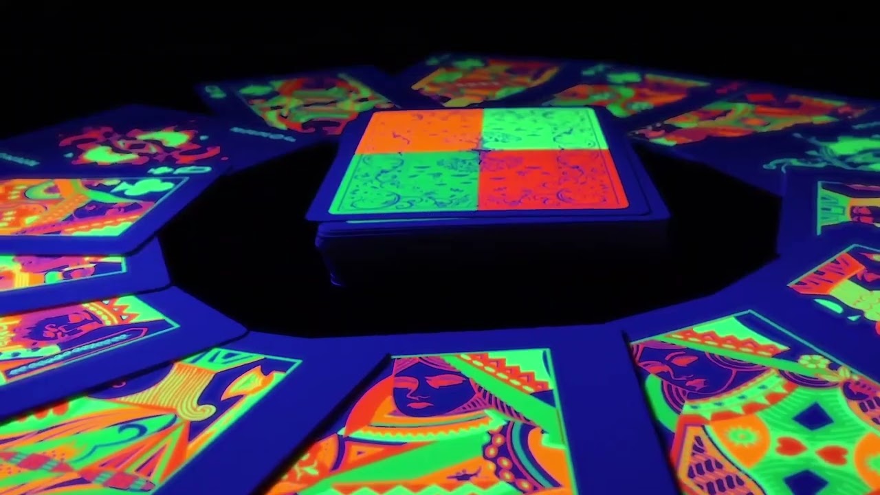 Fluorescent QUAD Playing Cards